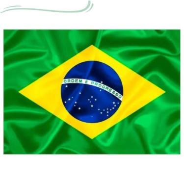 Imagem de Kit 10 Bandeira Brasil 1,50x0,90mt Brasil - WCAN