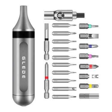 Imagem de Conjunto de Parafusas de Ratchet, Compartimento de Armazenamento Pop-Up, Parafusa de Manual de Metal, Bito de Parafusa Magnético CRV, Ferramenta de Mão Para Reparar Dispositivos Eletrônicos (22 IN 1)