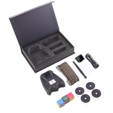 Imagem de CROWN ME Suporte para taco de identificação CUE Kit-Cue, 3 em 1, porta-moedas e 3 gizes