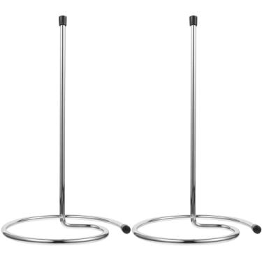 Imagem de Hemoton — Suporte multifuncional para garrafa de vinho com 2 peças, suporte para garrafa de vinho, suporte para secador de garrafas, prateleira para casa, restaurante, bar