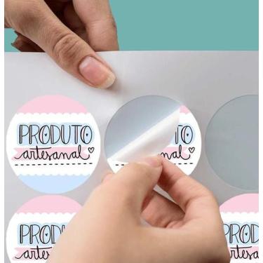 Imagem de 120 Etiqueta Adesiva Produto Artesanal - Nicolados