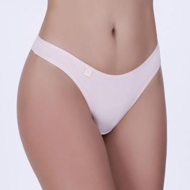 Imagem de Fio Dental Bipartido em Algodão Egípcio - Ahavá Store, GG, Nude