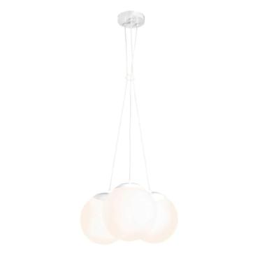 Imagem de Pendente Globb 3 Globos - Vidro Leitoso