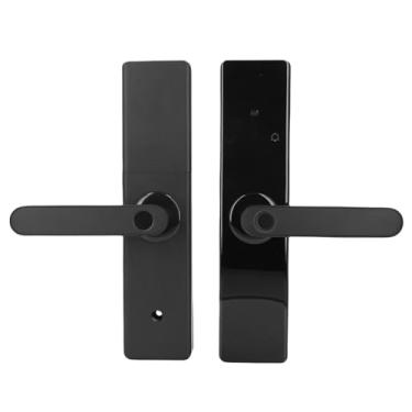 Imagem de Asixxsix Trava de Porta de Entrada Sem Chave, Cartão Biométrico de Senha de Impressão Digital IC Touch Keypad, Bloqueio Inteligente de Controle de Aplicativos Com Alarme Anti -Pry