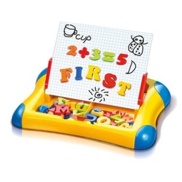 Imagem de Lousa Quadro Mágico Magnético Alfabeto E Números Sortido - Steam Toy