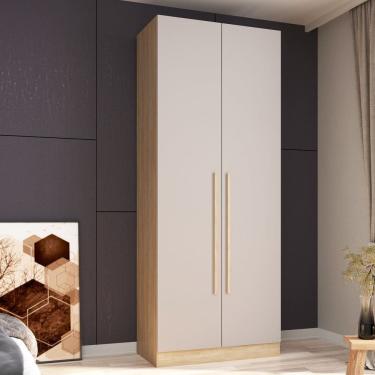 Imagem de Guarda-roupa Modulado 2 Portas San Diego Aveiro Oak/Cinza Urbano