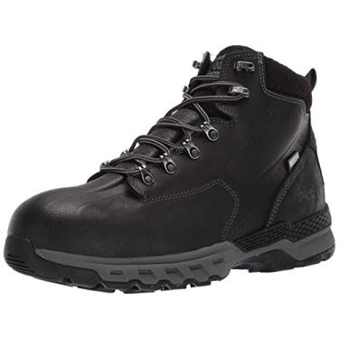 Imagem de Timberland PRO Downdraft masculino 15 cm à prova d'água, Preto resistente a infravermelhos, 14 Wide