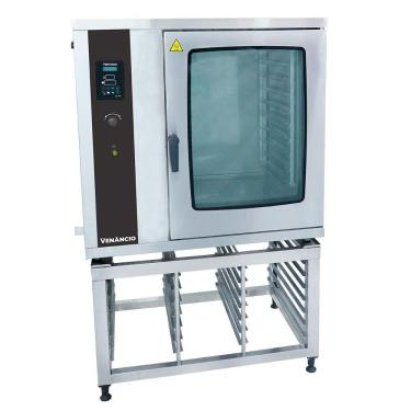 Imagem de Forno Combinado Don Bidone com Cavalete 20 GN Elétrico Trifásico 380V Venâncio FCDB20E-...