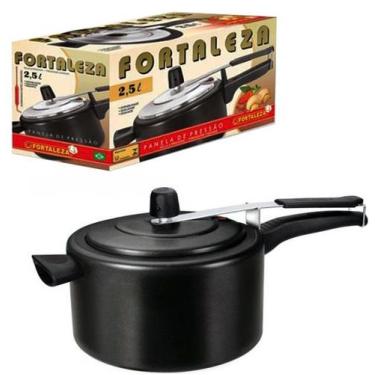 Imagem de Panela De Pressao De Aluminio Black 2,5l - FORTALEZA