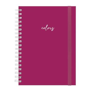 Imagem de Caderno Colegial Plus Solid Colors Pink 12 Matérias