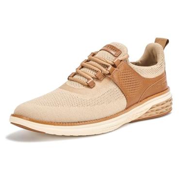 Imagem de Cole Haan Tênis masculino Grand Hurrion, Bege bétula/caramelo dourado/marfim, 40