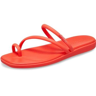 Imagem de Crocs Sandália feminina Miami Toe Loop Flat, Estrela-do-mar, 35