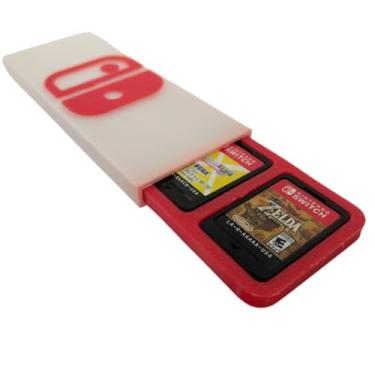 Imagem de Capa para jogos Nintendo Switch (Vermelho/Branco)