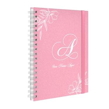 Imagem de Agenda Planner Semanal Plus 2026 Personalizada Moderna Floral Glitter Rosa E Pink