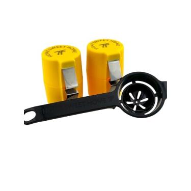 Imagem de Conjunto de 3 biscoitos de ovo – 2 abridores de casca de ovo + colher separadora de gema, 2025