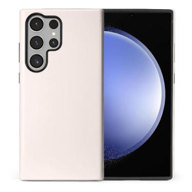 Imagem de ilikediy Capa para Samsung Galaxy S24 Ultra, HL2 Capa Clássica Rosa Híbrida 2 Camadas Rígida Silicone Design Padrão Capa Protetora