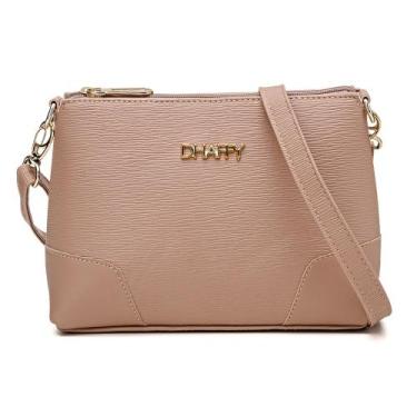 Imagem de Bolsa Feminina Pequena Com Alça Transversal Ajustavél - Dhaffy Bolsas,