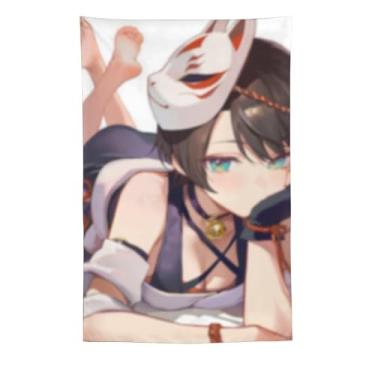 Imagem de LIEGBMEU Sexy Bikini Hot Anime Girl Tapeçaria 152.4 cm x 228.6 cm Interior Exterior Wall Quilt Art Decoração de Tapeçaria Caprichosa, AF191