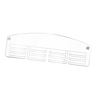 Imagem de ＫＬＫＣＭＳ Organizador de porta-medalhas de parede, decoração acrílica economizadora de espaço, ganchos transparentes para pendurar medalhas, fitas de prêmios