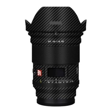 Imagem de AF 16 1.8 Anti-Scratch Camera Lens Sticker Coat Wrap Película Protetora Capa para Viltrox AF 16 mm F1.8 adequado para Sony Mount (Fibra de Carbono Preto)