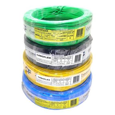 Imagem de Fio Cabo 6mm Flexivel Rolo Com 50 Metros - Cabo Flex, Preto