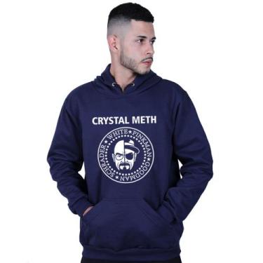 Imagem de Moletom Canguru Unissex Série Breaking Bad Cristal Heisenberg Say My N