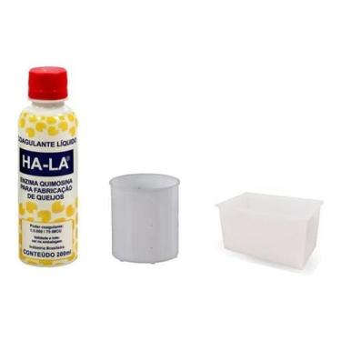 Imagem de Coalho Ha-La 200Ml+ Forma Frescal 500G+ Forma Mussarela 500G - Combo