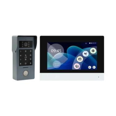 Imagem de Campainha De Vídeo Com Monitor Interno De 7 Polegadas E Câmera Externa