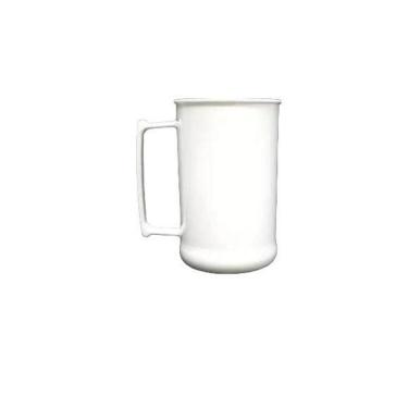 Imagem de Kit 10 Canecas De Acrílico Branca 300Ml Sem Personalização