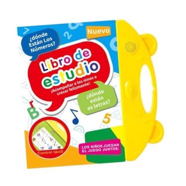 Imagem de Generic Máquina de aprendizagem de espanhol com som, auxílio para leitura, livro falante, vocabulário, estudo educacional para crianças