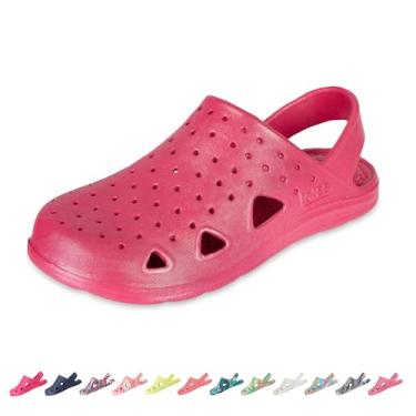 Imagem de totes Tamanco infantil unissex para uso diário, Azalea Irirdescent - Alça, 9-10 Little Kid