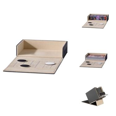 Imagem de Mage Tech Caixa de dados de bolso (módulo aventureiro) - rastreador de vida integrado - serve para 15 dados de contador (15 mm) ou mais de 30 cartas sem manga - Stores Inside Adventurer - MTG, PTCG e