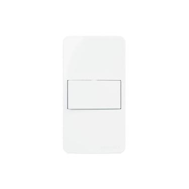 Imagem de Placa Para Condulete Caixa 3-4" Com Interruptor Simples Margirius Sleek 10a Branca Branco