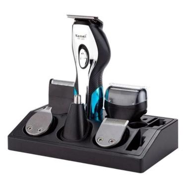 Imagem de Máquina Cortar Cabelo Aparador De Pelos Masculino Kemei