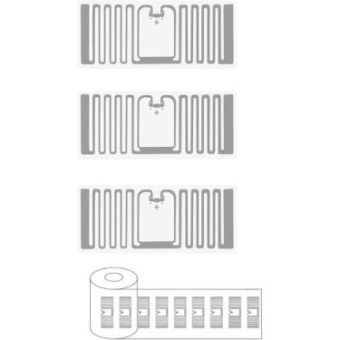 Imagem de Aoeeki Adesivo RFID UHF, 100 peças, etiquetas de segurança de 860 ~ 960 MHz, distância de detecção de longo alcance ISO/IEC 18000-6C 96 bits para sistemas de antenas antifurto de varejo (adesivo RFID