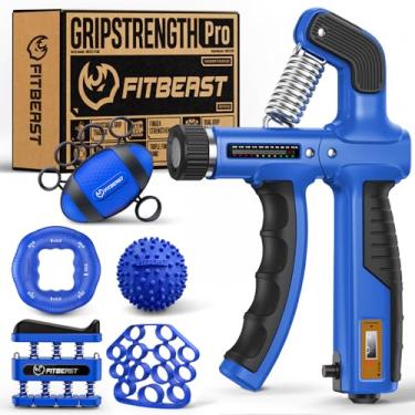 Imagem de FitBeast Kit de fortalecimento de mão – conjunto de 6 peças, treinador de antebraço para maior força de aderência e recuperação
