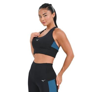 Imagem de Top de Treino Feminino Mizuno Soul Fit, Preto, P
