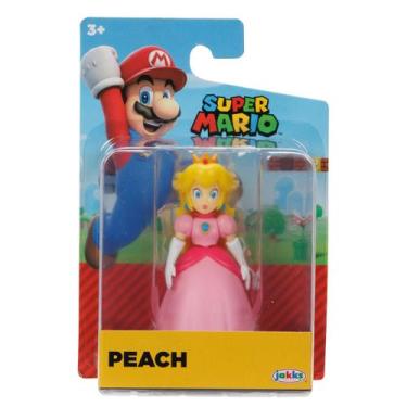 Imagem de Boneco Articulado Peach de 6cm - Super Mario