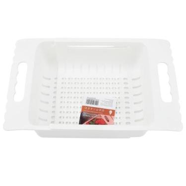 Imagem de Escorredor de Alimentos Retrátil com Alça Ajustável Multiuso Pia Resis