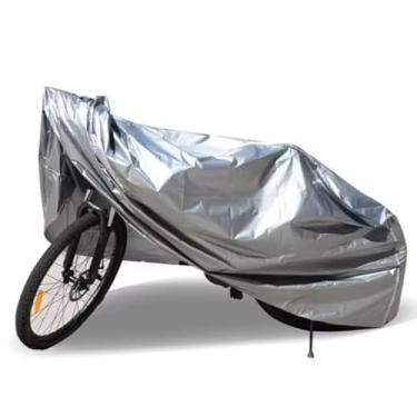 Imagem de Capa Protetora para Bicicleta Premium, Impermeável, Prata, Material Resistente, para Aros 20-29, Proteção contra Sol, Chuva e Poeira
