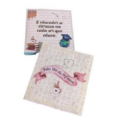 Imagem de Caixa para Talento e Prestigio Lembrancinha Dia dos Professores - 10 unidades - Pegue e Monte (Rosa)