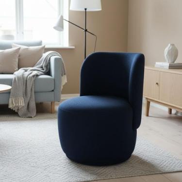 Imagem de Poltrona Decorativa Sala Estar Orgânica Bia Boucle - Montanaris Decor 