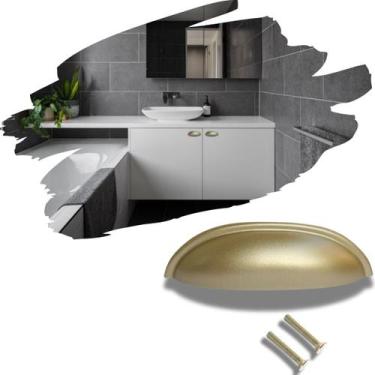 Imagem de Kit 10 Puxador Concha Cozinha Porta Gaveta Armário - Compras Fáceis, D