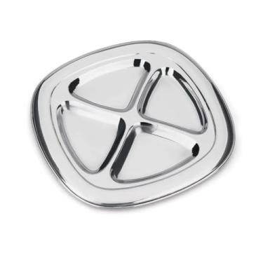 Imagem de Petisqueira Quadrada 4 Divisões 27,5cm Aço Inox - James F