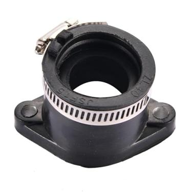 Imagem de WOOSTAR Coletor de admissão de carburador de 30 mm de substituição para motor GY6 de 4 tempos 200cc 250cc GY6 Taotao ATV 4 rodas Quad Scooter Go Kart Moped Pit Dirt Bike