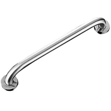 Imagem de Barra de apoio de segurança para banheiro, alça de chuveiro de aço inoxidável, barra de apoio de segurança para vaso sanitário, corrimão de suporte de segurança para idosos e deficientes (tamanho: 30