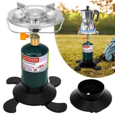 Imagem de Fogão de acampamento HEATHIVE, base dobrável portátil de propano, quei