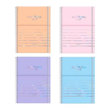 Imagem de Caderno Esp. Univ. (Grande) 10M 160Fls. C.D Fluor Mic Soft 3162680 Foroni - Sortido