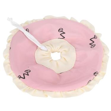 Imagem de ZJchao Coleira de Coelho, Pequena Coleira Eletrônica para Animais de Estimação Hamster Coelho Cone Pescoço de Recuperação de Recuperação para Animais de Estimação Macia e Fofa Rosquinha de Gato