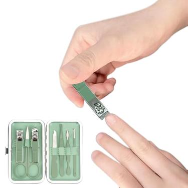 Imagem de Conjunto de manicure para cuidados pessoais, kit de cortador de unhas profissional para manicure e pedicure, acessórios masculinos, cuidados pessoais, cuidados pessoais, presente para homens marido